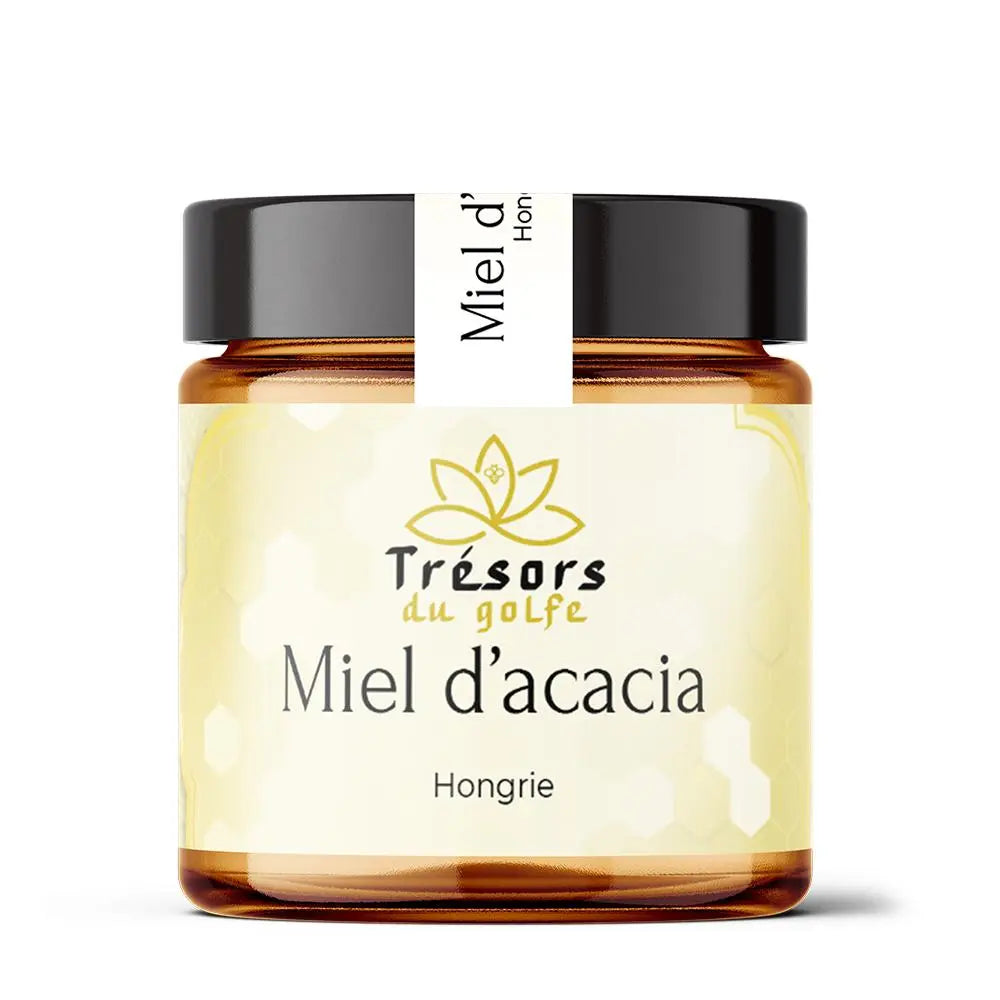 Miel d'Acacia de Hongrie, douceur florale, texture légère, bienfaits naturels à savourer